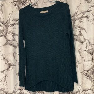 LOFT Forest Green Crew Neck Sweater
